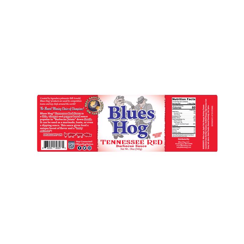 Blues Hog Tennessee Red BBQ Sauce 19 oz, Pack of 6