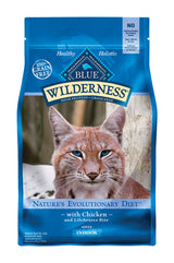 Blue Buffalo Wilderness Adult Chicken Dry Cat Food Grain Free 5 lb
