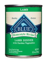 Blue Buffalo All Ages Lamb Dinner Wet Dog Food 12.5 oz, Pack of 12