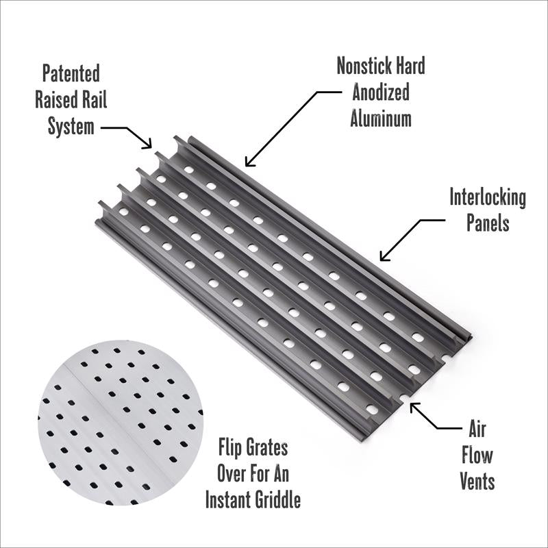 GrillGrate Sear Station Grill Grate Kit 15 in. L X 15.38 in. W