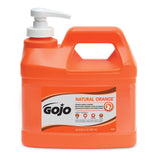 Gojo Natural Orange Citrus Scent Pumice Hand Cleaner 0.5 gal, Pack of 4