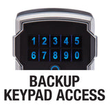 Master Lock 5 in. H X 3-1/4 in. W X 2-5/16 in. L Steel 4-Digit Combination Bluetooth Lock Box