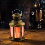 Blazing LEDz 8.5 in. Plastic Colonial Flicker Flame Assorted Flameless Lantern, Pack of 6