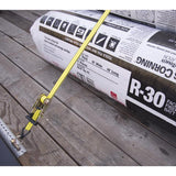 Keeper 1-1/4 in. W X 14 ft. L Yellow Tie Down w/Ratchet 1000 lb 1 pk