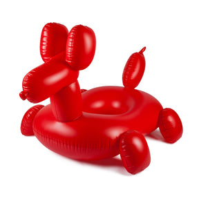 BigMouth Red Vinyl Inflatable Giant Balloon Animal Pool Float, Pack of 4