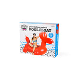 BigMouth Red Vinyl Inflatable Giant Balloon Animal Pool Float, Pack of 4