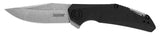 Kershaw Camshaft Series 1370 Pocket Knife, 3 in L Blade, Steel Blade, Contoured Handle, Black Handle