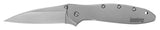 Kershaw 1660 Leek Knife, Drop Point Blade, Bead-Blasted Blade, 7 in OAL, 3 in L Blade, Stainless Steel Blade