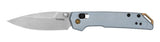Kershaw 2051 Pocket Knife, 3 in L Blade, Steel Blade, Anodized Handle, Ice Blue Handle