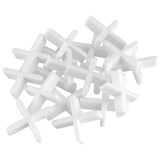 QEP 10334 Series Traditional Flexible Tile Spacer, 1/16 in L, Plastic, White, 300/PK
