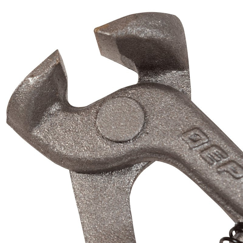 QEP 10003 Tile Nipper, 1/8 to 1/4 in Cutting Capacity, 5/8 in W Jaw, Contoured, Coated Grip Handle