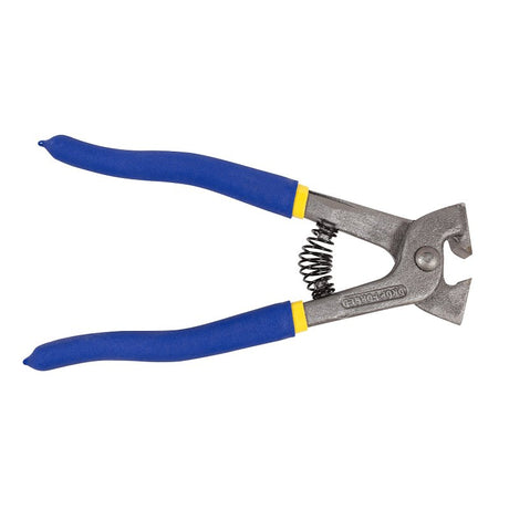 QEP 10003 Tile Nipper, 1/8 to 1/4 in Cutting Capacity, 5/8 in W Jaw, Contoured, Coated Grip Handle