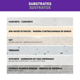 Roberts 2057-1 VCT Flooring Adhesive, Paste, Very Mild, Beige, 1 gal Pail, Pack of 4
