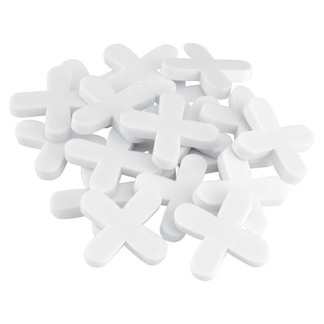 QEP 10005 Series Tile Spacer, 1/4 in L, Plastic, White