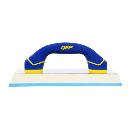 QEP 10074-8 Universal Float, 9-1/2 in L, 4 in W, Comfort Handle, Aluminum/Rubber, Blue