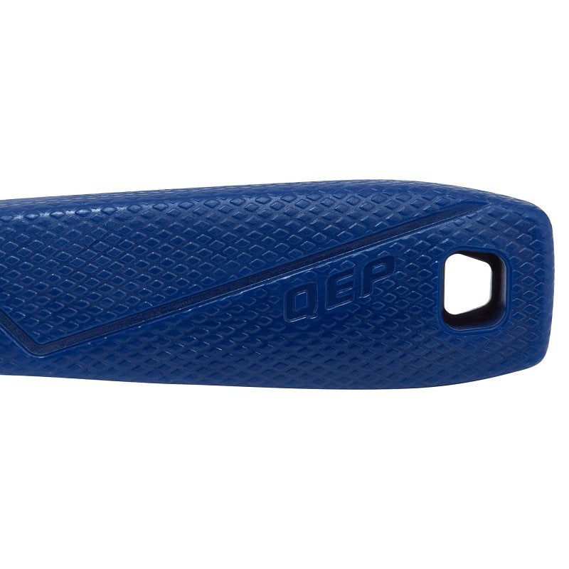 QEP 10058 Backerboard Scoring Knife, 9-1/2 in OAL, Carbide/Steel Blade, Rubber Handle, Blue Handle