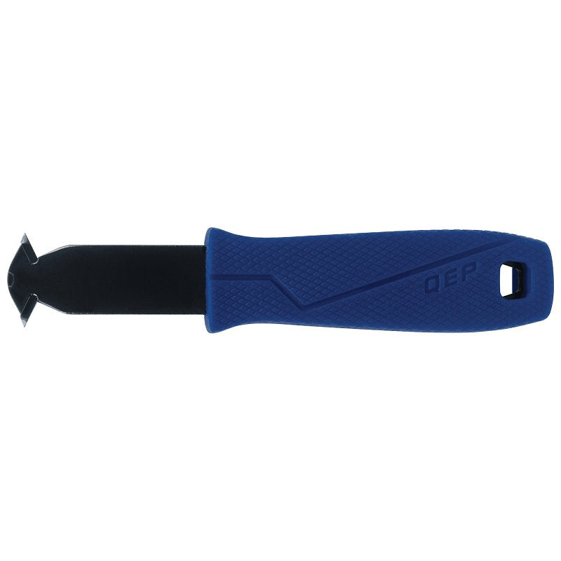 QEP 10058 Backerboard Scoring Knife, 9-1/2 in OAL, Carbide/Steel Blade, Rubber Handle, Blue Handle