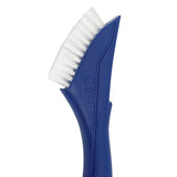 QEP 20842 Grout and Tile Brush, 3/4 in L Trim, Nylon Bristle, Blue Handle