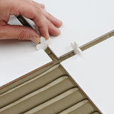 QEP 10027 Series Traditional Flexible Tile Spacer, 3/8 in L, Plastic, White