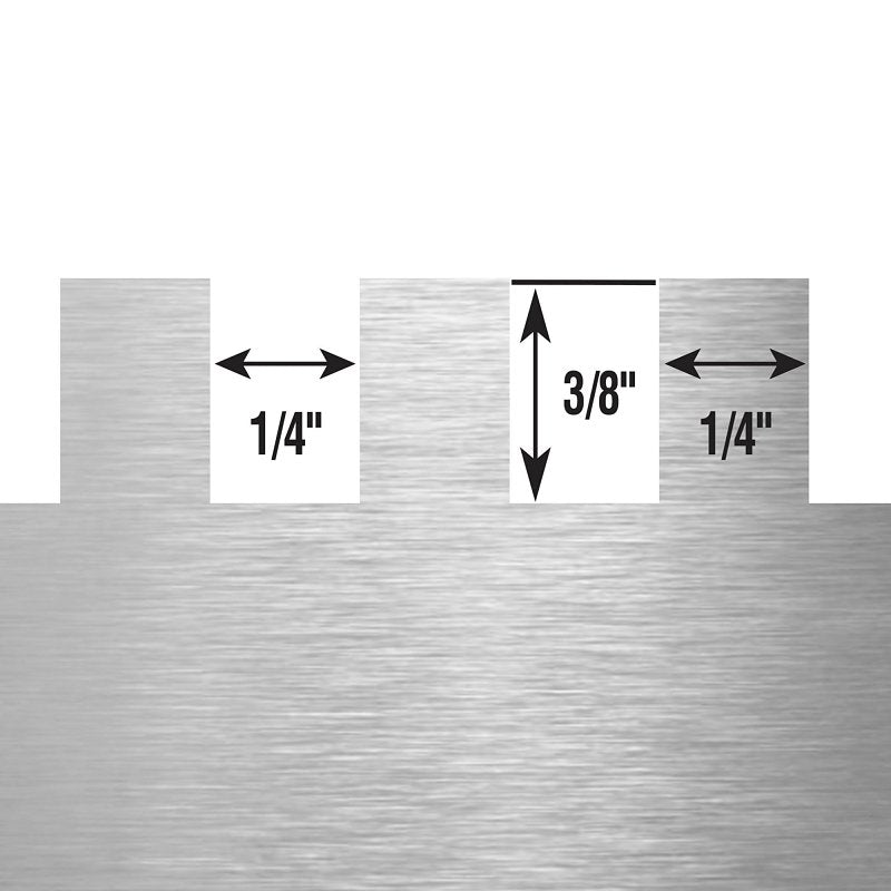 QEP 10114 Standard Notched Trowel, 9 in L, 4 in W, Square Notch, Black Handle