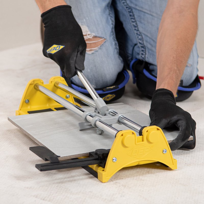 QEP 10214Q Series Cutter, 14 in L Dimensions, 1/2 in Cutting Capacity, Cut Material: Tile, Tungsten Carbide Blade