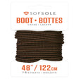 Sof Sole 48 in. Black-Brown Boot Laces