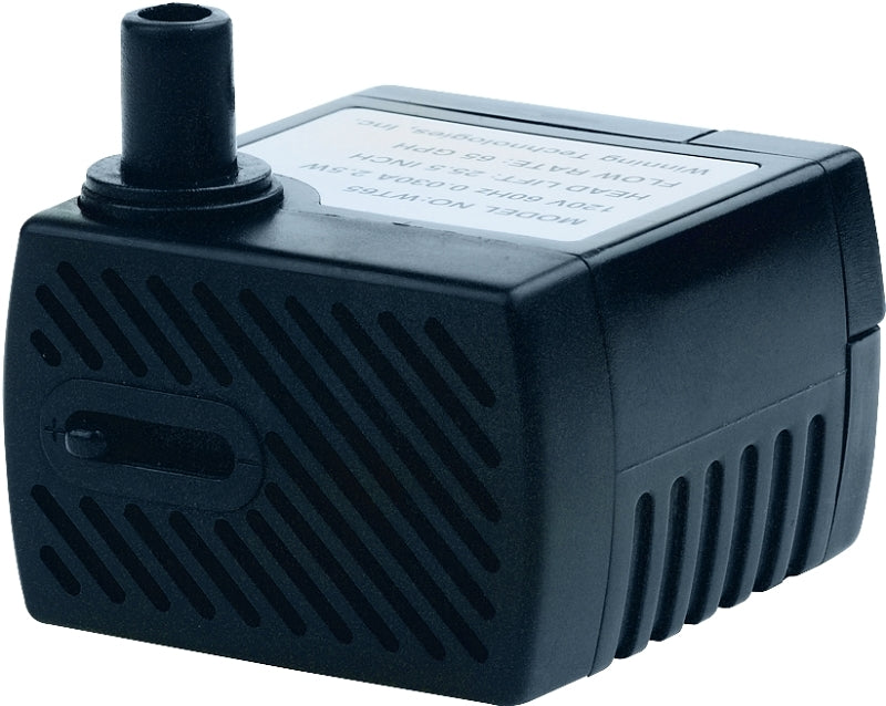 Little Giant 566713 Adjustable Flow Magnetic Drive Pump, 0.03 A, 115 V, 1/2 x 3/8 in Connection, 1 ft Max Head, 47 gph