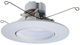Halo RA56LS9FSD2W1EWH Light Trim, 8.8 W, 120 V, LED Lamp, White