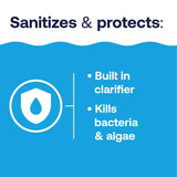 HTH Pool Care 3" Tablet Chlorinating Chemicals 8 oz, Pack of 24