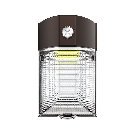 Halo MWP Series MWP20FSUNVDBZ Dusk-to-Dawn Mini Wall Pack, 120 to 277 V, LED, 2006 to 2212 Lumens, 3000, 5000 K, Bronze