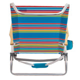 Rio Brands 5-Position Assorted Beach Folding Chair, Pack of 4