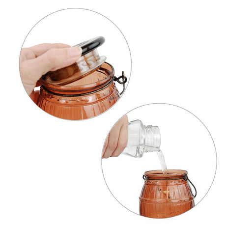 Perky-Pet Hummingbird 36 oz Glass/Plastic Prohibition Nectar Bird Feeder 5 ports, Pack of 2