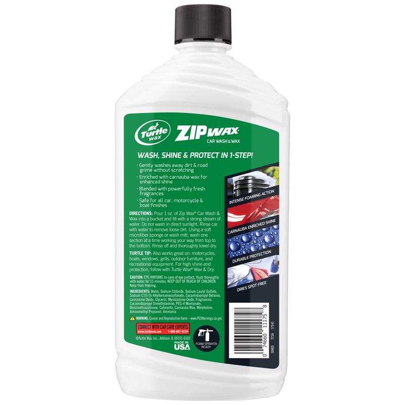 Turtle Wax Zip Wax Car Wash 16 oz