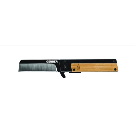 Gerber Quadrant Bamboo Brown 7CR17MOV Steel 5-6 in. Folding Knife