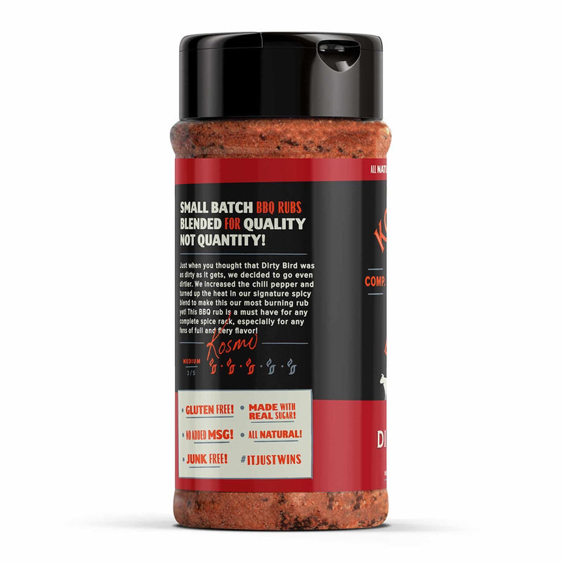Kosmos Q Dirty Bird Hot Dry Rub 11 oz