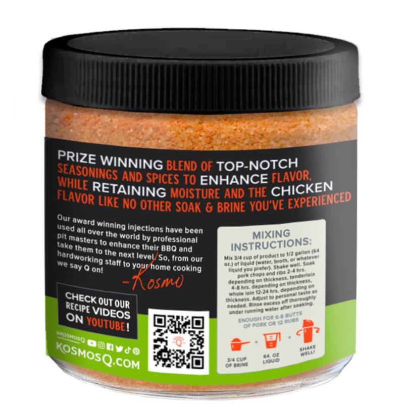 Kosmos Q Soak and Brine Pork Soak Brine Mix 14.5 oz