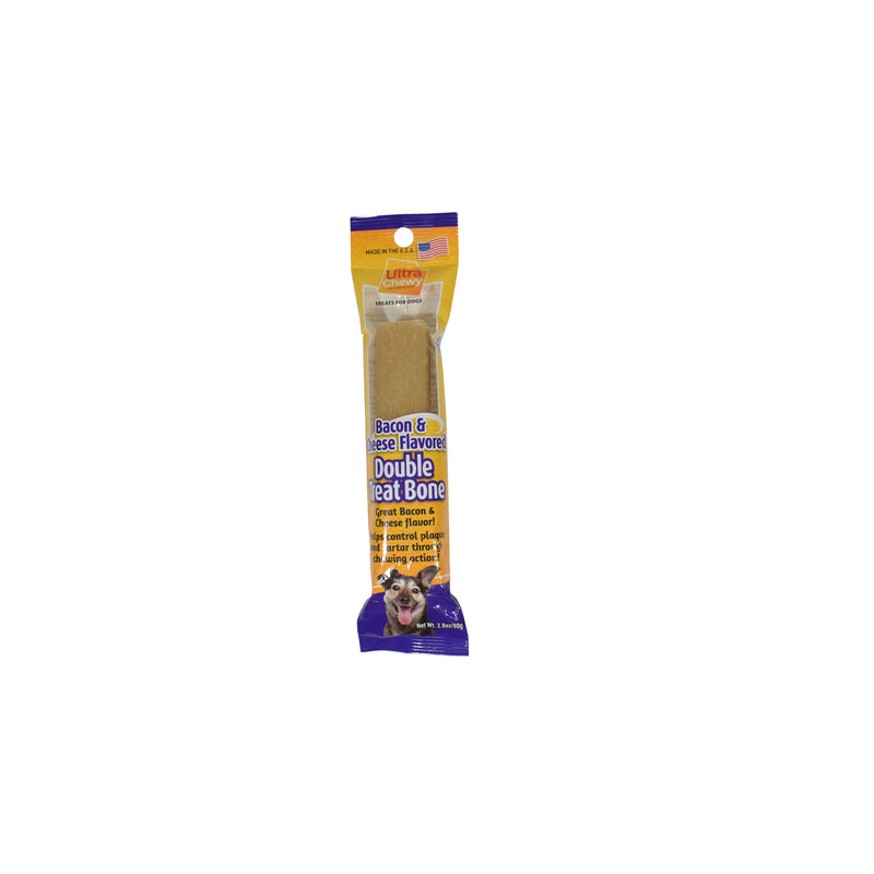 Ultra Chewy Bacon/Cheese Grain Free Treats For Dogs 2.8 oz 1 pk, Pack of 24