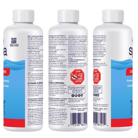 HTH Spa Liquid Clarifier 16 oz, Pack of 6