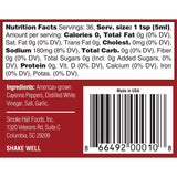 The General's Hot Sauce All Natural Dead Red Sauce 6 oz