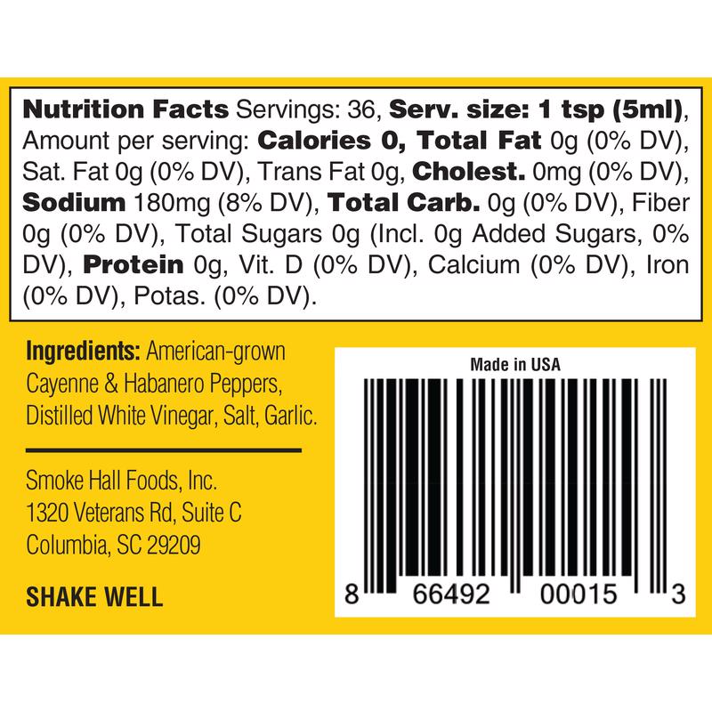 The General's Hot Sauce All Natural Danger Close Sauce 6 oz