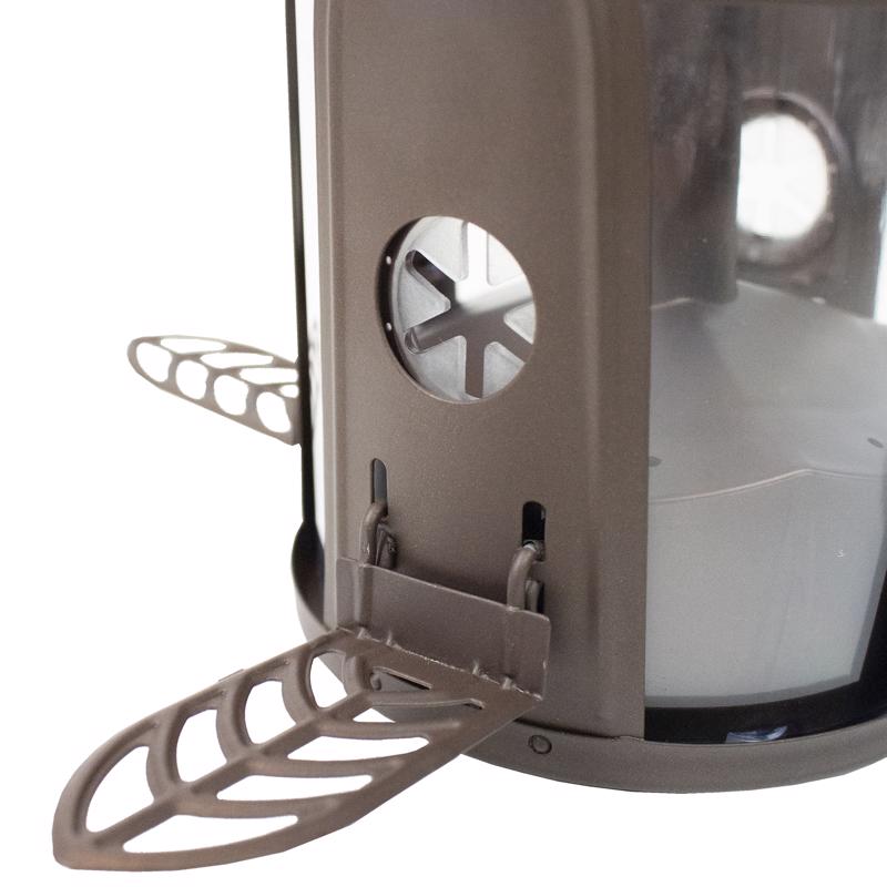 Perky-Pet Squirrel-Be-Gone Wild Bird 4 lb Plastic Ladder Bird Feeder 4 ports, Pack of 2