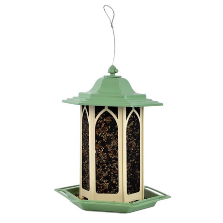 Perky-Pet Wild Bird and Finch 3.5 lb Metal/Plastic Gazebo Bird Feeder, Pack of 2