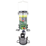 Perky-Pet Goldfinch 4 lb Plastic 2-in-1 Tube Bird Feeder 6 ports