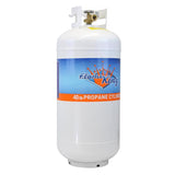 Flame King 40 lb Steel Empty LP Tank