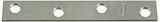 National Hardware N272-732 Mending Brace, 4 in L, 5/8 in W, Steel, Zinc, Screw Mounting, Pack of 20