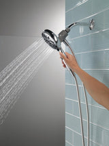 Delta SureDock 75689 Magnetic Hand Shower, 1.75 gpm, 6-Spray Function, Chrome, 72 in L Hose