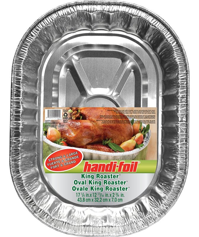 Handi-Foil KING Roaster 2024TL-16 Pan, Aluminum, Pack of 16