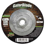 GatorBlade 9618 Cut-Off Wheel, 4-1/2 in Dia, 1/4 in Thick, 5/8-11 in Arbor, Silicone Carbide Abrasive, 24 Grit