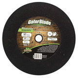 GatorBlade 9670 Cut-Off Wheel, 12 in Dia, 1 in Arbor, 1/8 in Thick