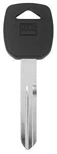 Hy-Ko 12005SUB1 Key Blank, Brass, Nickel, For: Subaru SUB1 Vehicle Locks, Pack of 5